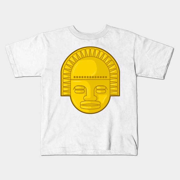 Colombian ancient indigenous art Kids T-Shirt by Drumsartco